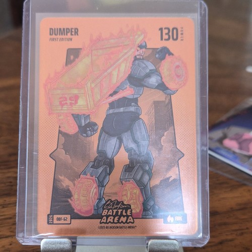 Bo Jackson Battle Arena Dumper First Edition Card OBF-62 130 Power 2026