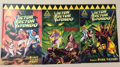 Victor Vector & Yondo 3 Issue Limited Series Ken Steacy Fractal Comics 1994 G+