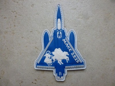 Mirage 2000 PVC Air Force Fighter Squadron Patch 2/3 Champagne MACE 2025