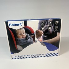 ROHENT Baby Car Camera with Display HD 1080P Baby Car Mirror 5 Mins Easy Crystal