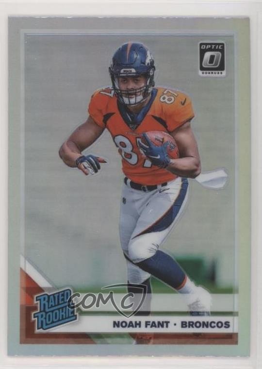 2019 Panini Donruss Optic Rated Rookie Holo Prizm Noah Fant #170 01up
