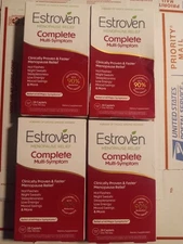 4x Estroven Complete Multi-Symptom Menopause Relief, 28 Caplets ea.