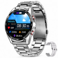Smart Watch for Men Bluetooth Women ECG PPG Blood Pressure Fitness Tracker