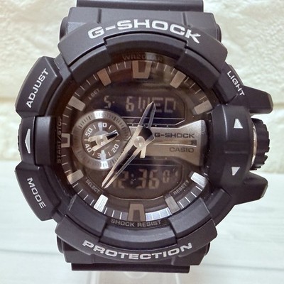 Casio G-Shock GA-400GB-1AJF Black Silver Serviced Deep Cleaned Men's Watch 5398