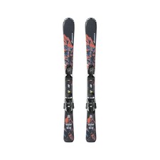 Nordica Team AM Kids All-Mountain Skis, Black...