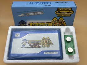 Nintendo Game & Watch GOLD CLIFF MV-64 NOS 1988 NEW OLD STOCK