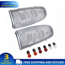 Clear Tail Lights Wbulb Lh Rh For Chevy Silverado 99-07 Gmc Sierra Pickup 99-03