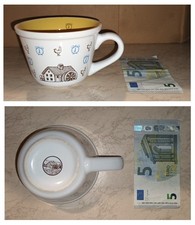 Tazza gialla arancione collezione Mulino Bianco 2016 ceramica porcellana vintage