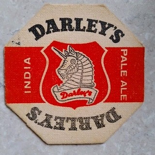 W.M. Darley Thorne South Yorkshire Darley's India Pale Ale Vintage Beer Mat