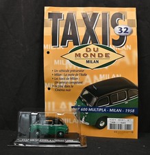 Altaya 1/43 1958 Fiat 600 Multipla Milano Milan Taxi Du Monde W/ Magazine