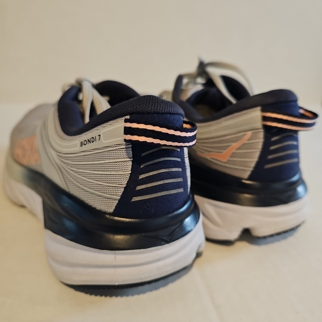 Hoka One One Bondi 7 Lunar Rock Women's Running Shoes Size 8.5 thumbnail 4
