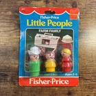 NIP Vintage 1983 Fisher Price Little People Farm Family