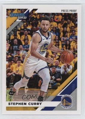 2019-20 Panini Donruss Press Proof Silver /349 Stephen Curry #64 o7m
