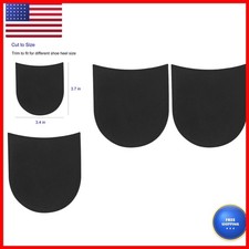 MIIDII Shoe Heel Repair Rubber Pads, 6.5mm 1/4 Inch Thick, Anti-Slip Boot