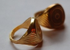 Raw Brass Round Adjustable Ring Blank 15mm  2 mtl254B