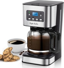 Taylor Swoden Filter Coffee Machine, Drip Coffee Maker with Programmable 24Hr Ti