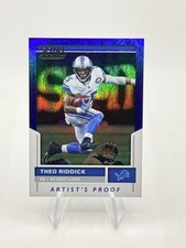 2017 Score Theo Riddick #51 Artist's Proof Detroit Lions #/35 SSP Last on Print