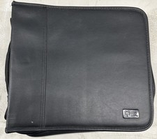 Case Logic DVD Holder 16 Pages Holds 224 Zippered Binder Black 100 discs Incd
