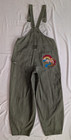 L. F. MARKEY Jesse Green Rainbow Embroidered Sun Overalls Coveralls 4 Denim EC — photo 10