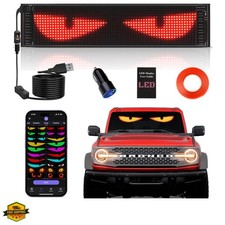 Upgrade Synchronize Multiple Devil Eyes Light, 15''x4'' Full Color led Eyes f...