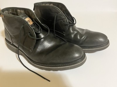 Pikolinos Men's Chukka Boots Black Leather, Size 10us/44eu