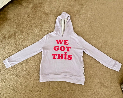 Old Navy Kids ''We Got This'' Comfy Sweatshirt Hoodie - Purple and Pink