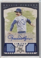 2016 Panini Diamond Kings Blue Framed 14/25 Rollie Fingers #LLS-RF Auto HOF l7u