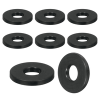 18 StüCk Gummi Unterlegscheiben 25Mm Od, Flache Beilagscheiben 10Mm Id, 3Mm Dick