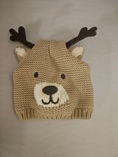 Carter's Kids 12-24MO Reindeer Knit Beanie
