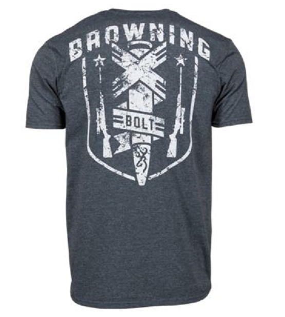 NEW Browning Men's X-Bolt Short Sleeve Graphic T-Shirt Size Small