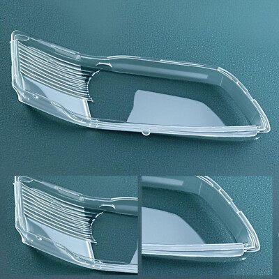 A Pair Front Headlight Lens Housing+ Glue For Mitsubishi Lancer Evo 9TH 2003-06