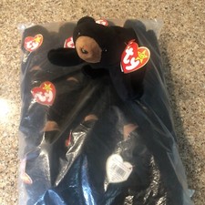 New 12 Pack Ty Beanie Baby Blackie The Bear Plush 1994 Style 4011 Vintage 
