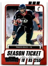 2021 PANINI CONTENDERS DRAFT PICKS CAMPUS TICKET TRAVIS KELCE CINCINNATI (Swift)