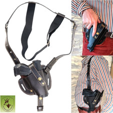 Universales Schulterholster Leder für große/mittlere Pistole; Rechtshänder 08105