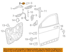 CHRYSLER OEM 18-23 Cherokee Front Door Lock Hardware-Handle Knob 1SZ28KXJAE