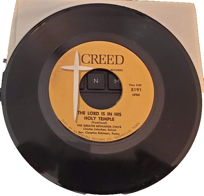 Creed Devocional y religiosa discos de vinilo de velocidad de 45 RPM