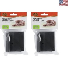 Easy Install 2-Pack Reptile Terrarium Clips - Heavy Duty for 30 Gallon Tanks