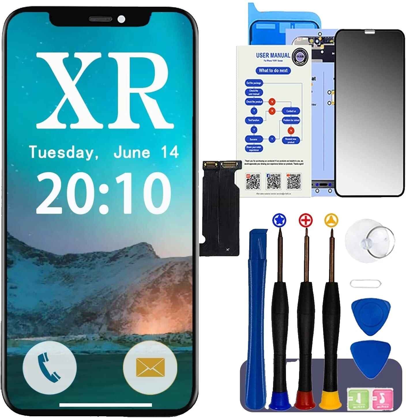 Cell Adhesives Parts for Apple iPhone XR
