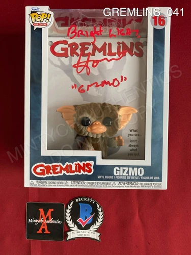 Howie Mandel autographed signed Gizmo VHS cover Funko Pop #16 Gremlins Beckett