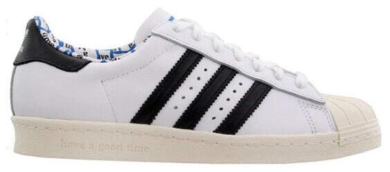 Have A Good Time x adidas Superstar 80s Chalk White for Sale