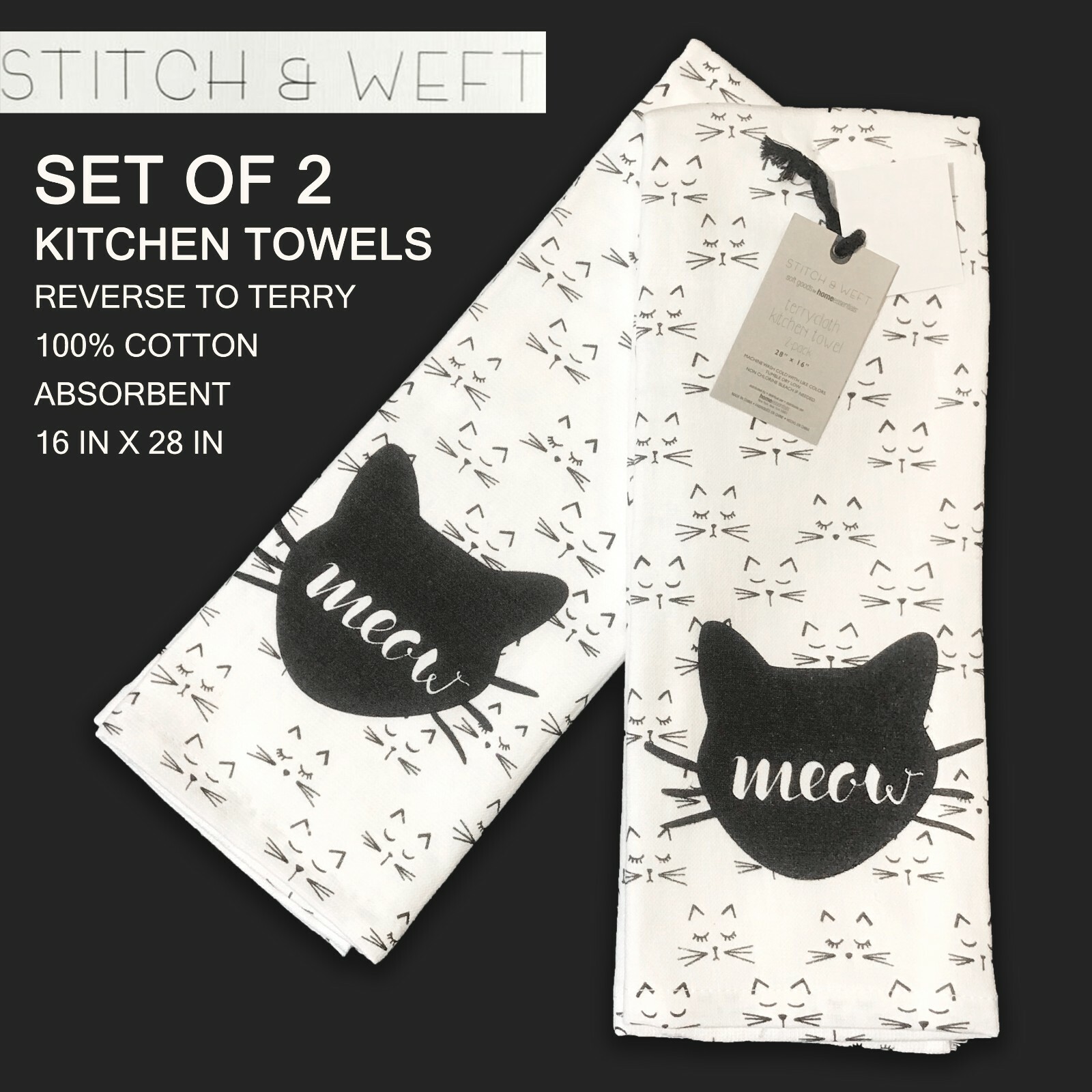 Stitch And Weft Kitchen Towels