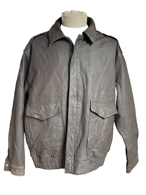 G-III Authentic Bomber Original Flight G3 Leather Jacket MA34112