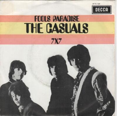 CASUALS Fools Paradise 1969 RARE or. HOLLAND single NICE condition