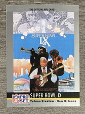 1990 Pro Set Super Bowl Collectibles Steelers vs Vikings #9  *E881*