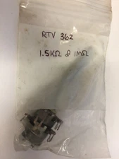 RTV 362  1..5K & 1M CLAROSTAT  POTENTIOMETER   NOS