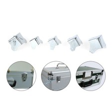 4Pcs Corners Protector Silver 5 Size for Air Box,Flight Road Case Corner Guard