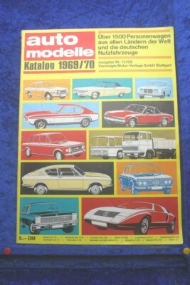 Die Auto Modelle 1969/70 Nr. 13 (B) Auto Katalog gut