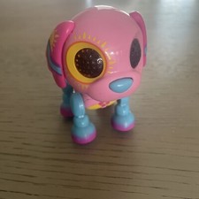 ZOOMER Zupps Interactive Tiny Puppy Dog Poodle DAWN Sounds  Lights Up PINK