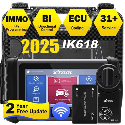 XTOOL InPlus IK618 OBD2 Diagnosegerät IMMO Schlüsselprogrammiergerät mit XV100