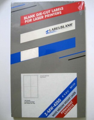 LabelBlank ® Z-MW-4250 100 Sheets 4